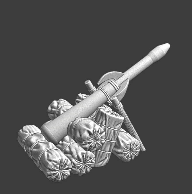 Medieval Asian "missile" launcher